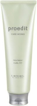 Lebel Proedit Hair Treatment Curl Fit - un masque régénérant pour cheveux fins et bouclés